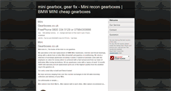 Desktop Screenshot of minigearboxes.co.uk